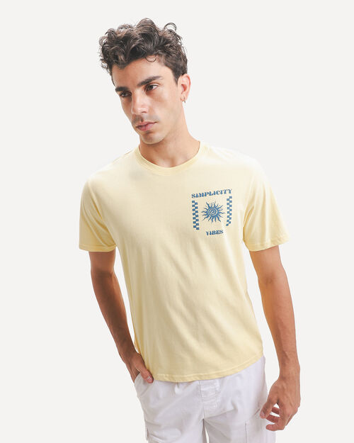 Playera Amarilla Simplicity