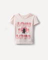Playera Rosa Estampada,ROSA