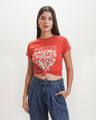 Playera Caqui Regular,NARANJA TERRACOTTA