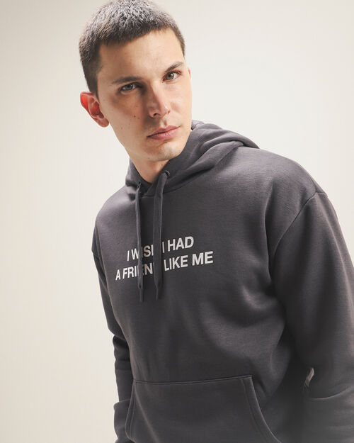 Sudadera Gris Hoodie