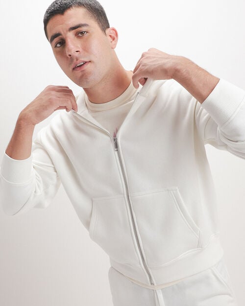 Sudadera Relaxed Blanca
