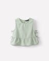 Blusa Sin Mangas Verde,VERDE MENTA CLARO