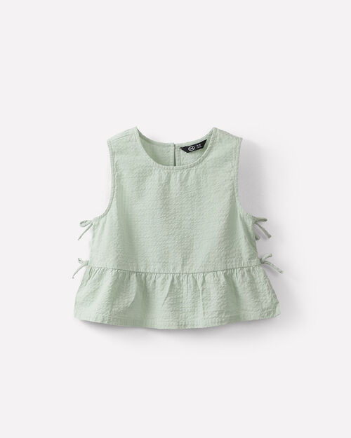 Blusa Sin Mangas Verde