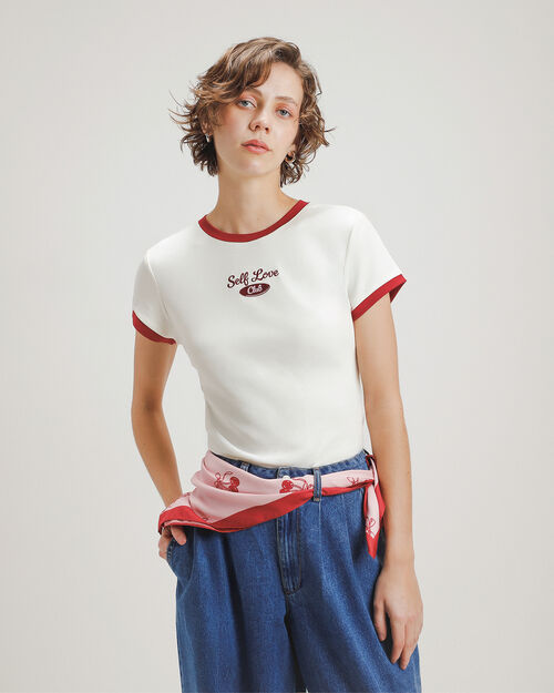 Playera Blanca Con Dise&ntilde;o