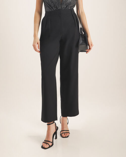 Pantalón Straight Satinado