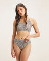 Panty Estampado Animal Print,CAFE CLARO