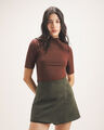 Top Rosa De Cuello Alto,CAFE