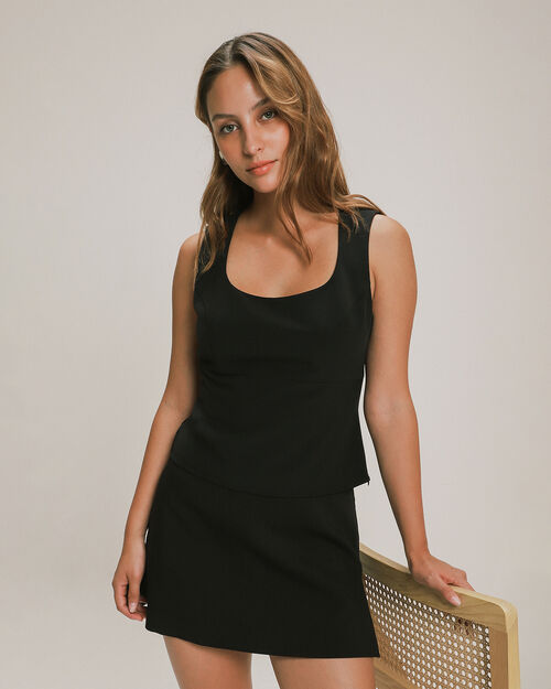 Blusa Escote Cuadrado