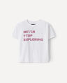 Playera Relaxed Dise&ntilde;o,BLANCO