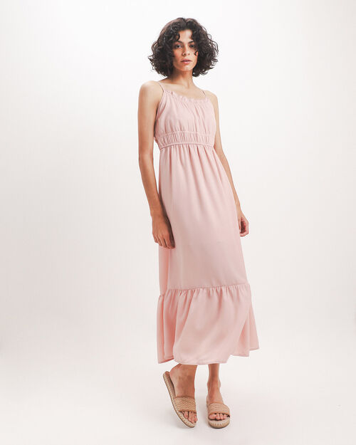 Vestido Midi Rosa