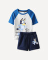 Conjunto Short Y Playera Bluey,AZUL MARINO