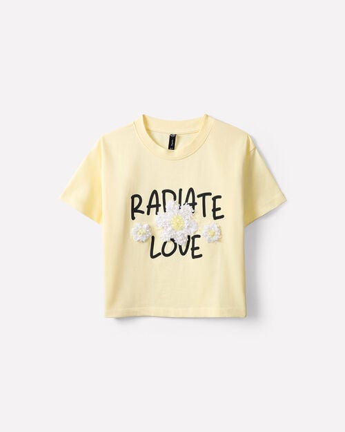 Playera Flores Aplicaci&oacute;n