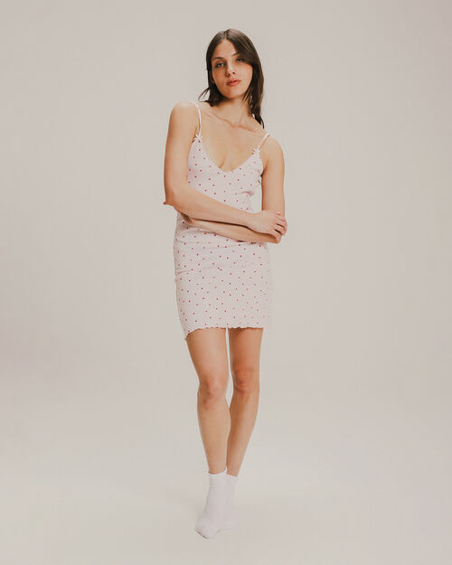 Vestido Pijama Rib