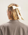 Moño Rosa Para Cabello,BLANCO HUESO