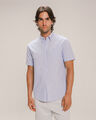 Camisa Casual Rosa,AZUL ACERO