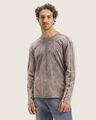 Playera Café Fit Relaxed,GRIS OBSCURO