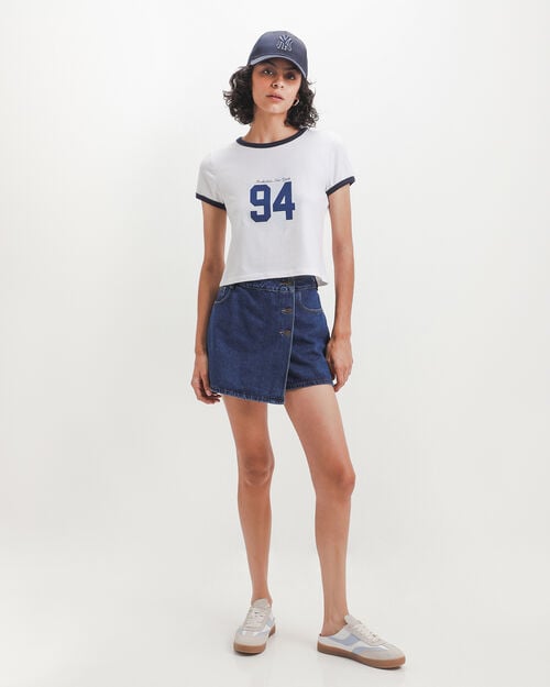 Short Falda Azul