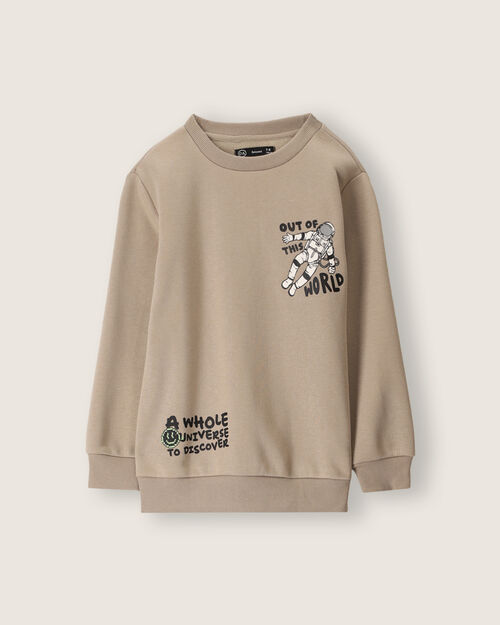 Sudadera Estampado De Astronauta