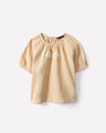 Blusa Manga Corta Beige,PAJA