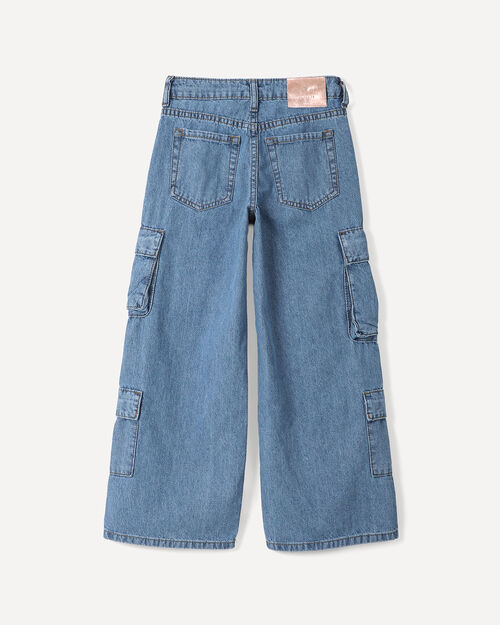 Jeans Cargo Wide Leg