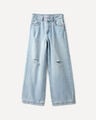 Wide Leg Jeans Azul,AZUL CIELO