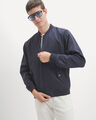 Chamarra Bomber Azul,AZUL MARINO