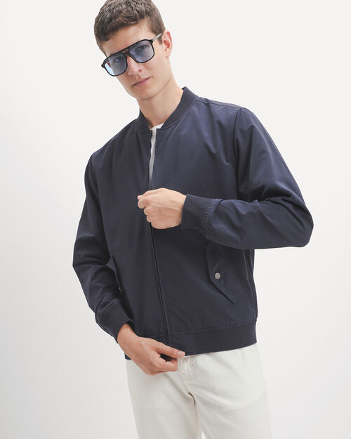 Chamarra Bomber Azul