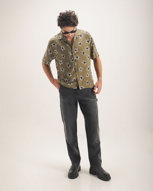 Camisa Fit Relaxed Estampada