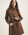 Gabardina Midi Rosa,CAFE