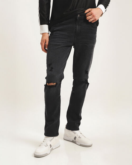 Jeans Fit Slim Destrucciones
