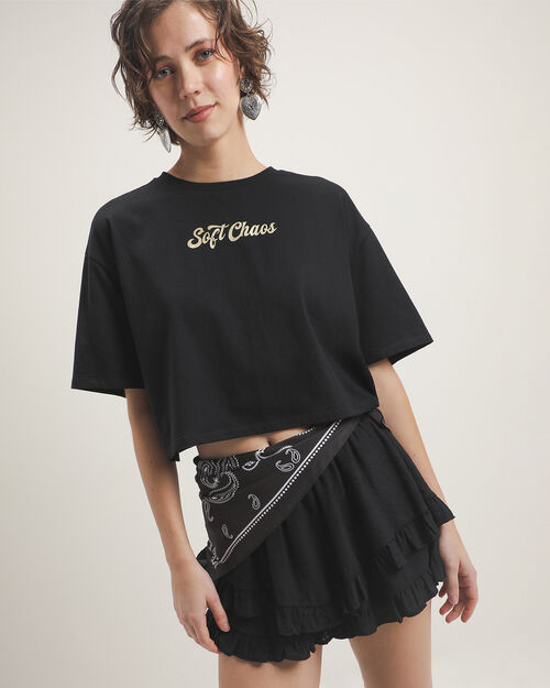 Playera Negra Gr&aacute;fico