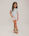 Short Azul Lentejuelas,BLANCO