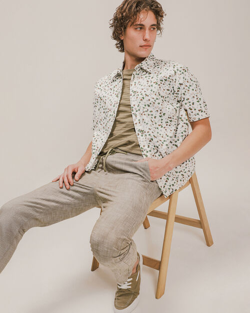 Camisa Relaxed Beige