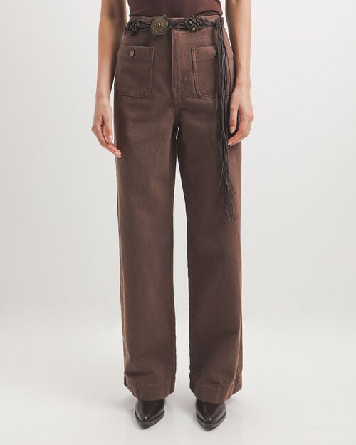 Jeans Caf&eacute; Fit Wide Leg