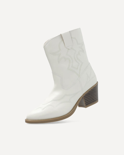 Bot&iacute;n Vaquero Blanco