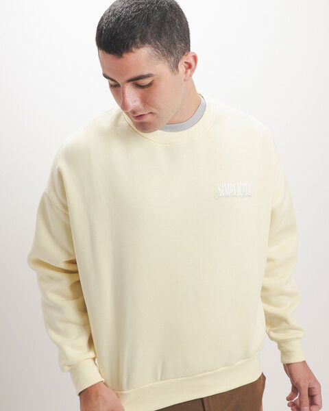 Sudadera B&aacute;sica Amarilla