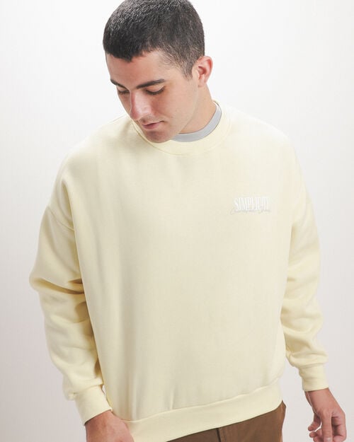 Sudadera B&aacute;sica Amarilla