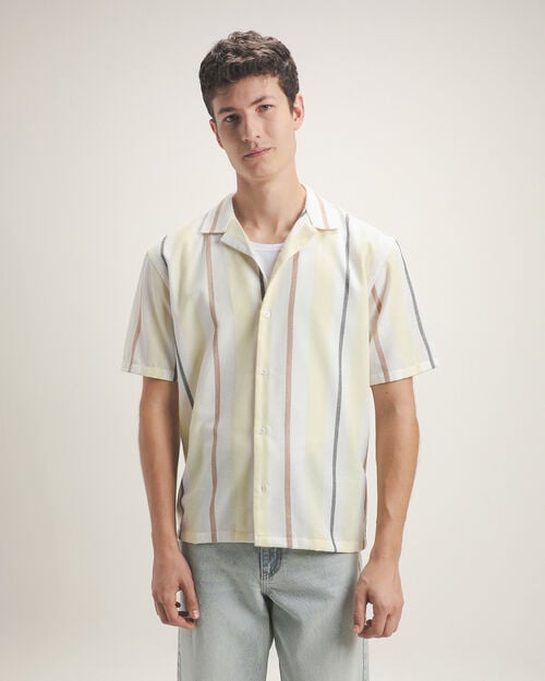 Camisa Manga Corta Rayas