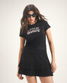 Playera Estampada Café,NEGRO P1