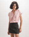 Camisa Satinada Rosa,ROSA