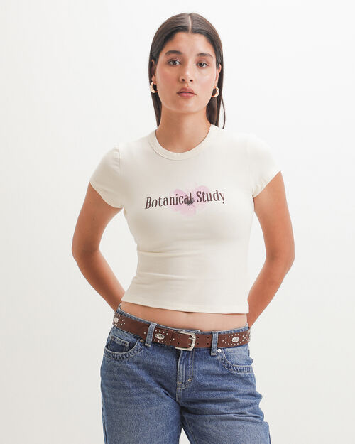 Crop Top Dise&ntilde;o Flor