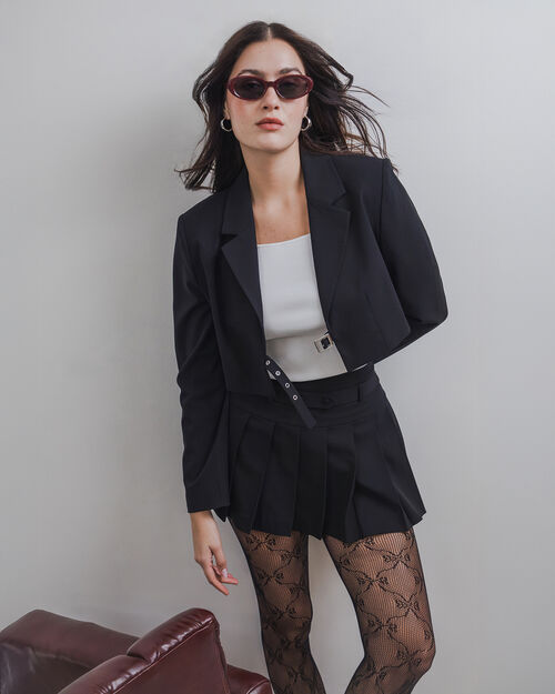 Saco Cropped Hebilla