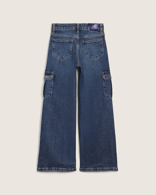 Jeans Fit Wide Leg Cargo