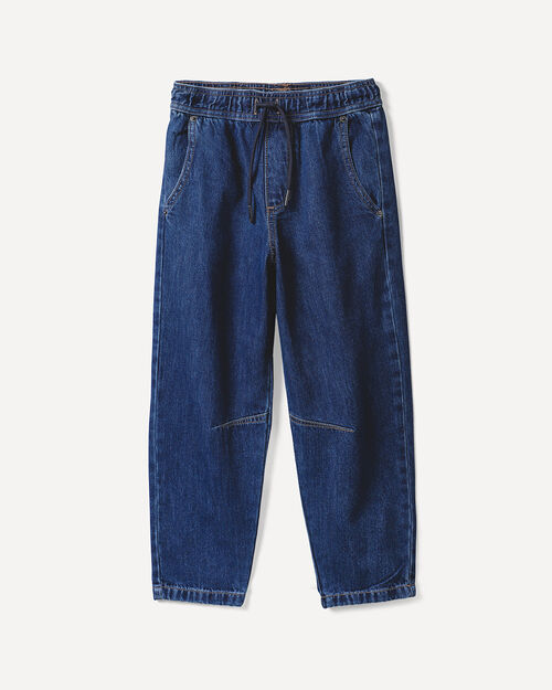 Jogger Azul De Mezclilla