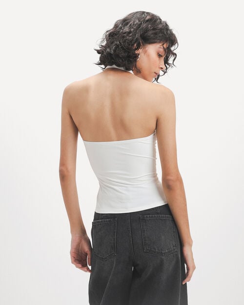 Top Halter Beige