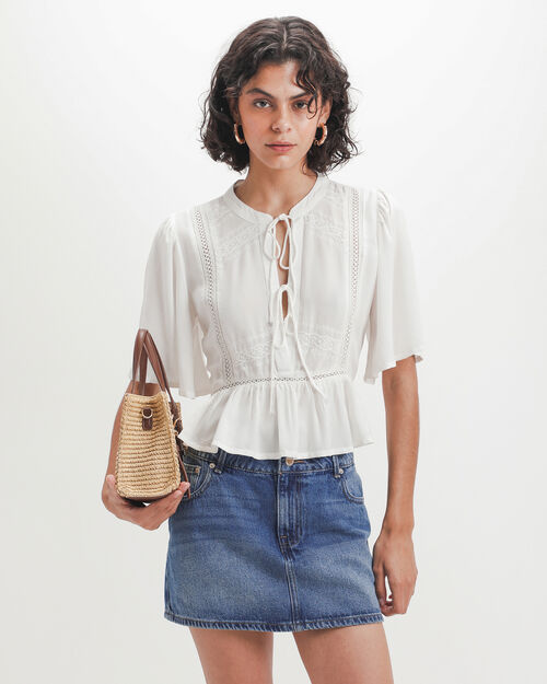 Blusa Lazos Bordada