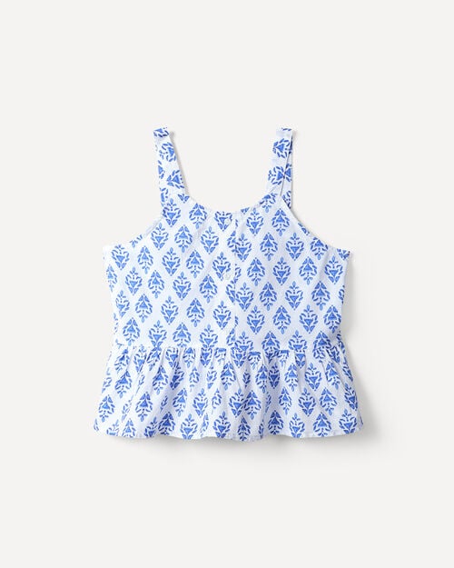 Blusa Peplum Estampada