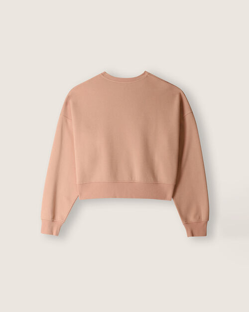 Sudadera Cropped Rosa