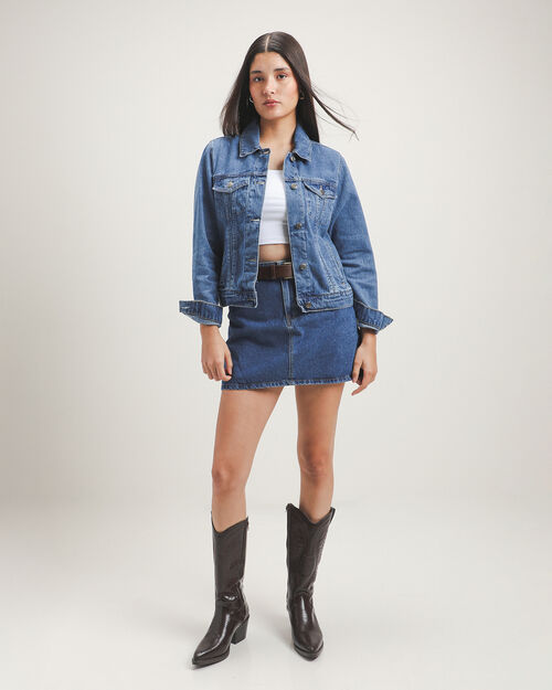 Chamarra Mezclilla Azul