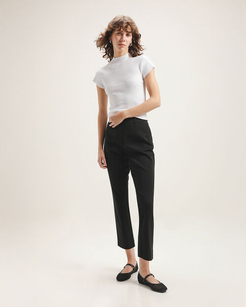Pantalón Straight Cropped